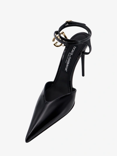Shop Dolce & Gabbana Woman Slingback Woman Black Pumps