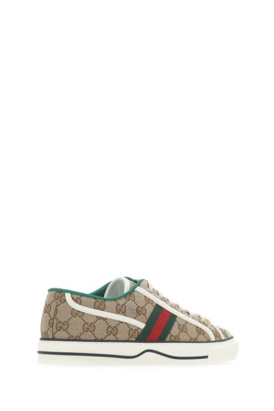 Shop Gucci Man Gg Supreme Fabric Tennis 1977 Sneakers In Multicolor