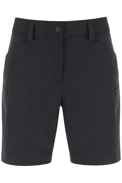 Shop Moncler Grenoble Multi-pocket Technical Shorts Women In Black