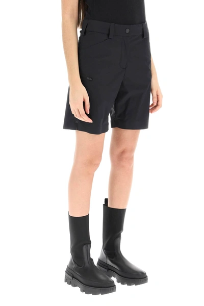 Shop Moncler Grenoble Multi-pocket Technical Shorts Women In Black