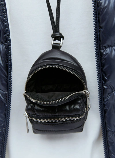 Shop Moncler Women Kilia Keyring Bag In Black