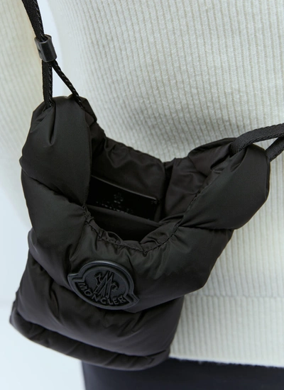 Shop Moncler Women Legere Small Crossbody Bag In Black
