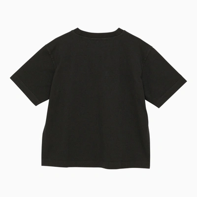 Shop Acne Studios Classic Black T Shirt With Logo