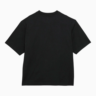 Shop Acne Studios Classic Black T Shirt With Logo