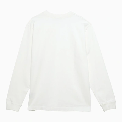 Shop Acne Studios Classic White T Shirt With Logo