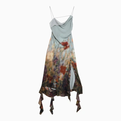Shop Acne Studios Deconstructed Floral Dress