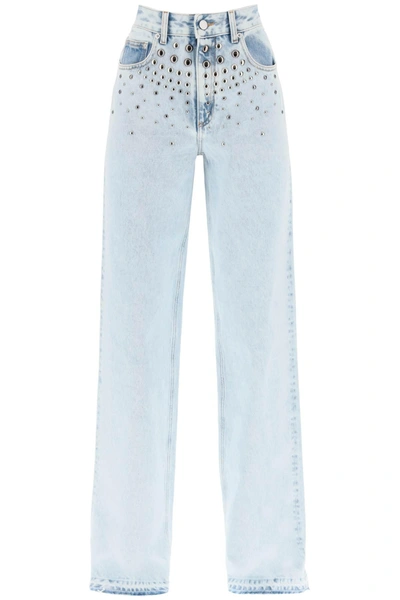Shop Alessandra Rich Jeans With Studs