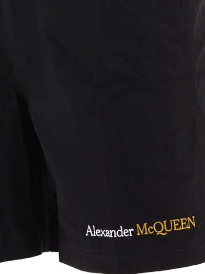Shop Alexander Mcqueen Alexander Mc Queen Nylon Swim Shorts