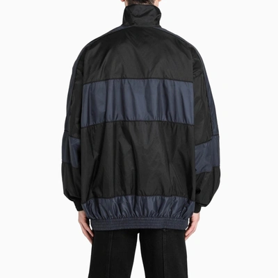 Shop Balenciaga Logo Patchwork Jacket