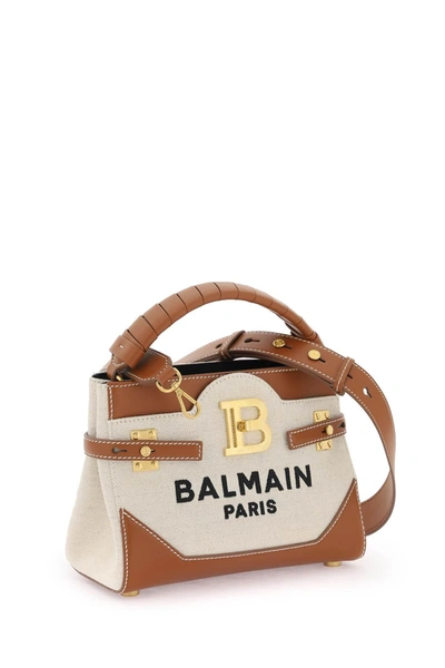 Shop Balmain B Buzz 22 Top Handle Handbag