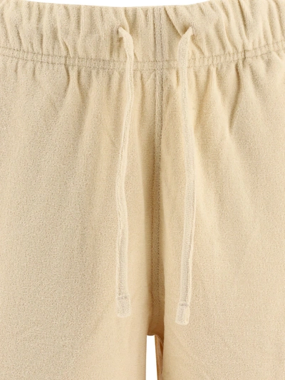 Shop Burberry Cotton Towelling Shorts