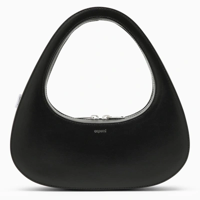 Shop Coperni Black Leather Swipe Bag