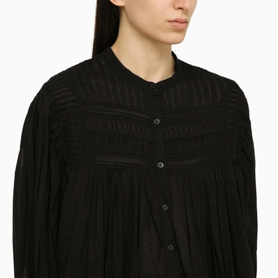 Shop Isabel Marant Étoile Black Cotton Plalia Shirt