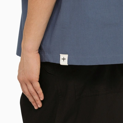 Shop Jil Sander Short Sleeve Shirt J+ French Blue