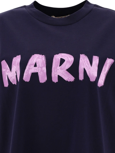 Shop Marni Oversize T Shirt With Logo