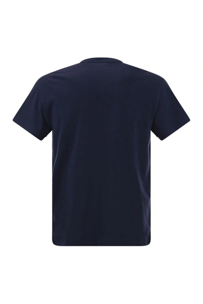 Shop Polo Ralph Lauren Polo Bear Jersey Classic-fit T-shirt In Blue