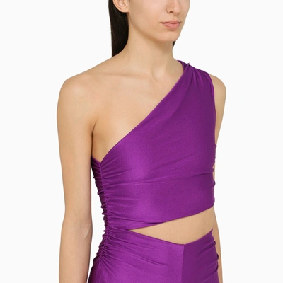 Shop The Andamane Purple Symmetrical Close Fitting Jumpsuit