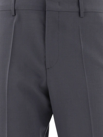 Shop Valentino Wool Tailored Trousers