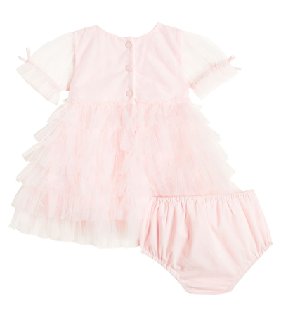 Shop Tutu Du Monde Baby Florescence Dress And Bloomers Set In Pink