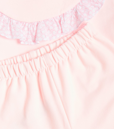 Shop Il Gufo Baby Cotton Sweatshirt And Sweatpants Set In Pink