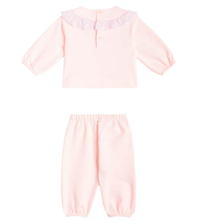 Il Gufo Baby Set Aus Sweatshirt Und Jogginghose In Pink