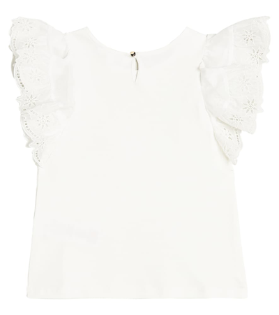 Chloé Cotton Top In White