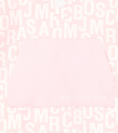 Marc Jacobs Baby Logo Cotton Hoodie And Leggings Set In Multicoloured