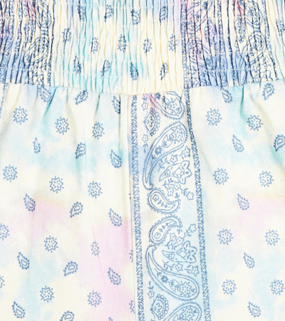 The New Society Downtown Printed Cotton Playsuit In Downtown Print
