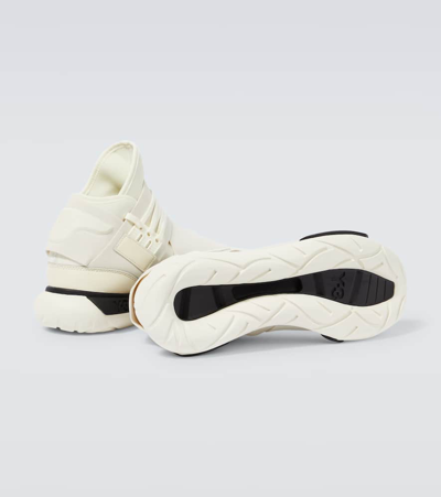 Shop Y-3 Qasa Sneakers In Owhite/crewht/black