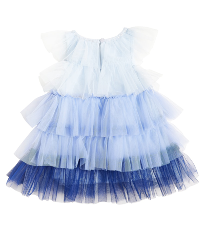 Shop Tutu Du Monde Baby Josette Tiered Tulle Dress In Starry Night Mix