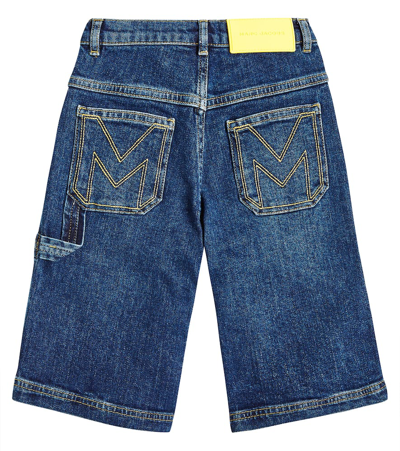 Shop Marc Jacobs Denim Shorts In Denim Blue