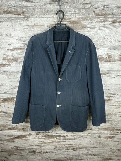 Pre-owned Polo Ralph Lauren Mens Vintage T Blazer Size 44r Jacket In Blue