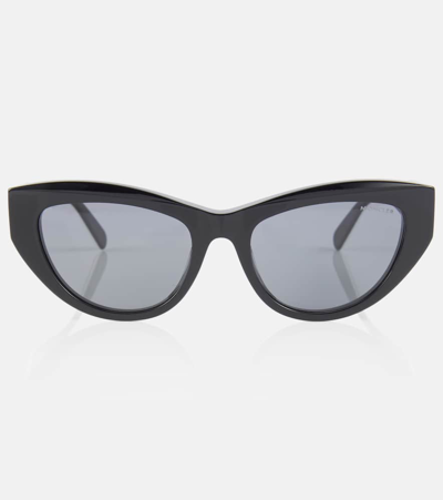 Shop Moncler Modd Cat-eye Sunglasses In Black
