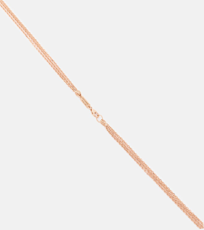 Suzanne Kalan 18kt Rose Gold Necklace With Diamonds In Pink