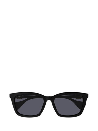 Shop Gucci Eyewear Square Frame Sunglasses In Black