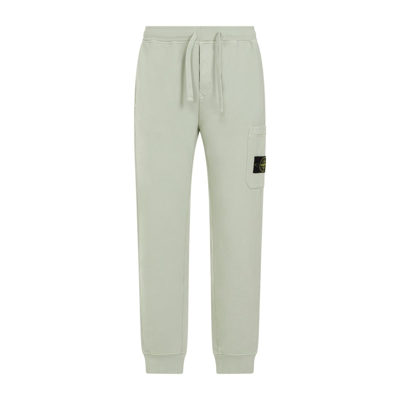 Shop Stone Island Cotton Pants In Green