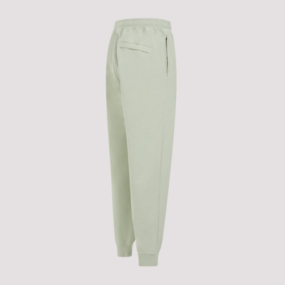 Shop Stone Island Cotton Pants In Green