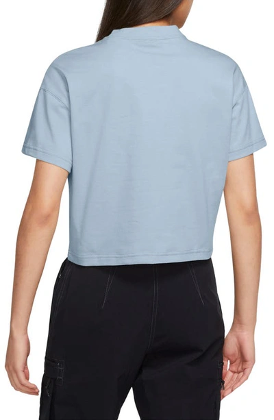 Shop Nike Acg Dri-fit Adv Oversize T-shirt In Light Armory Blue/ White