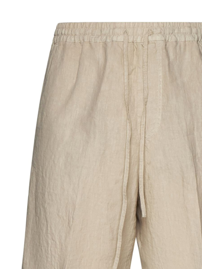 Shop 120% Lino Shorts In Nut