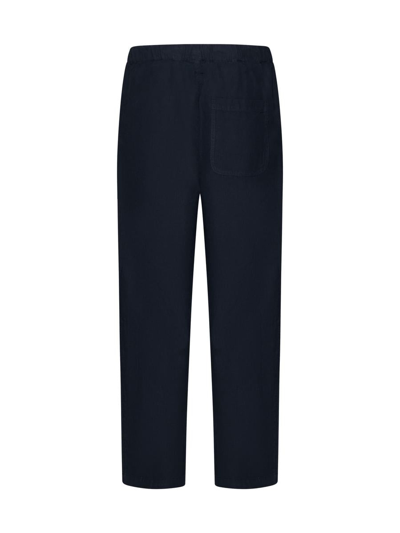Shop 120% Lino Trousers In Blue