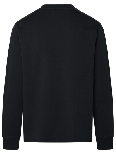 Shop Apc A.p.c. Black Cotton Sweatshirt