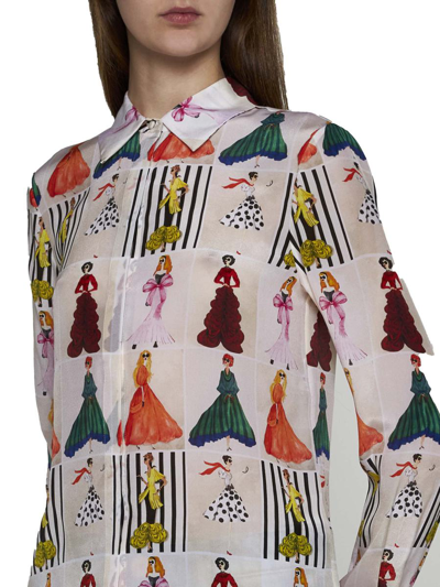 Shop Alice And Olivia Alice + Olivia Shirts In Romantic Stace