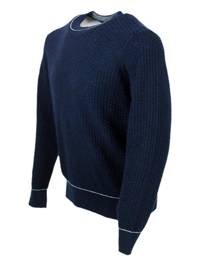 Shop Armani Exchange Sweaters In Blue