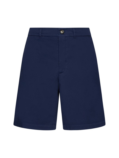 Shop Brunello Cucinelli Shorts In Blu Prussia