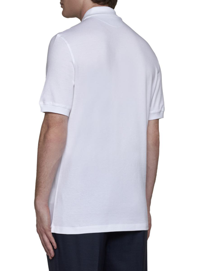 Shop Brunello Cucinelli T-shirts And Polos In Bianco Ottico Tp