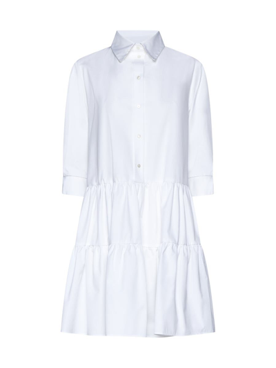 Shop Fabiana Filippi Dresses In White