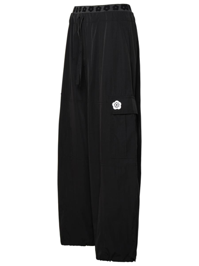 Shop Kenzo 'boke 2.0' Black Cotton Blend Cargo Pants