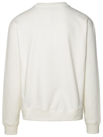 Shop Kenzo White Cotton Sweatshirt