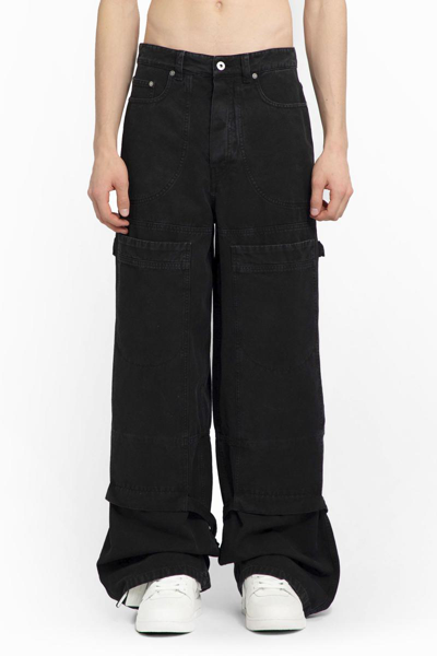 Shop Off-white Trousers In Black