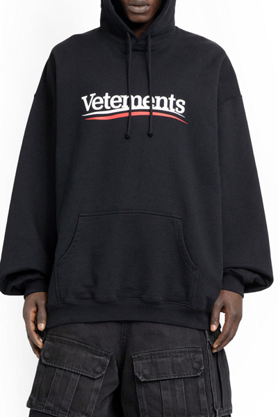 Shop Vetements Sweatshirts In Black